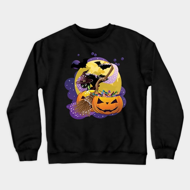 Halloween party Crewneck Sweatshirt by AnnArtshock